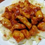 鶏&豚肉のコチュジャンマヨ炒め